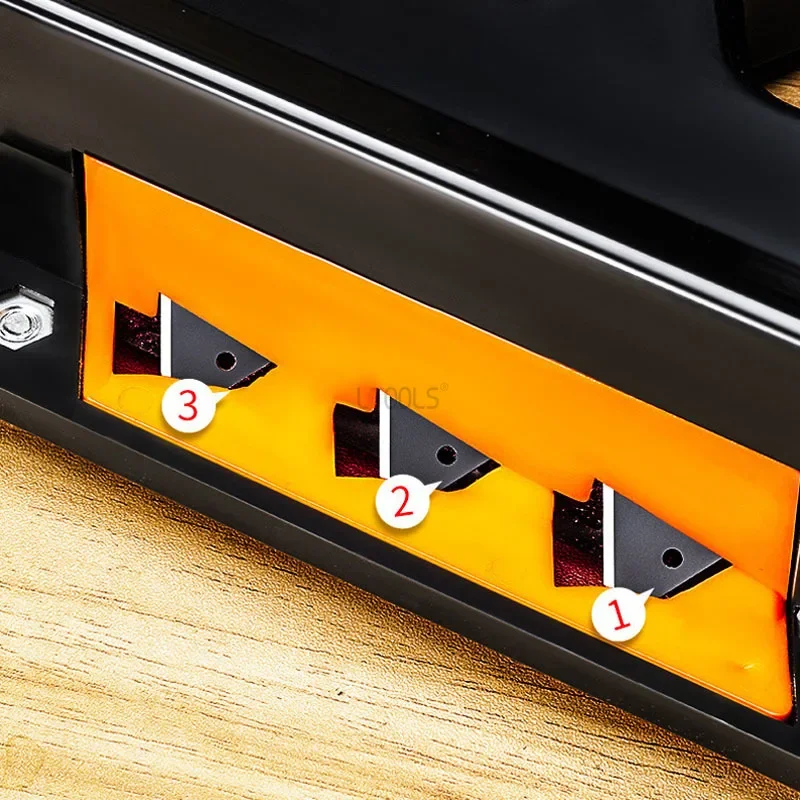 석고 보드 정밀 모따기 기계 목공 마른 벽에서 나온 빠른 절단 대패 섬유 보드 V 자형 트리밍 수동 도구