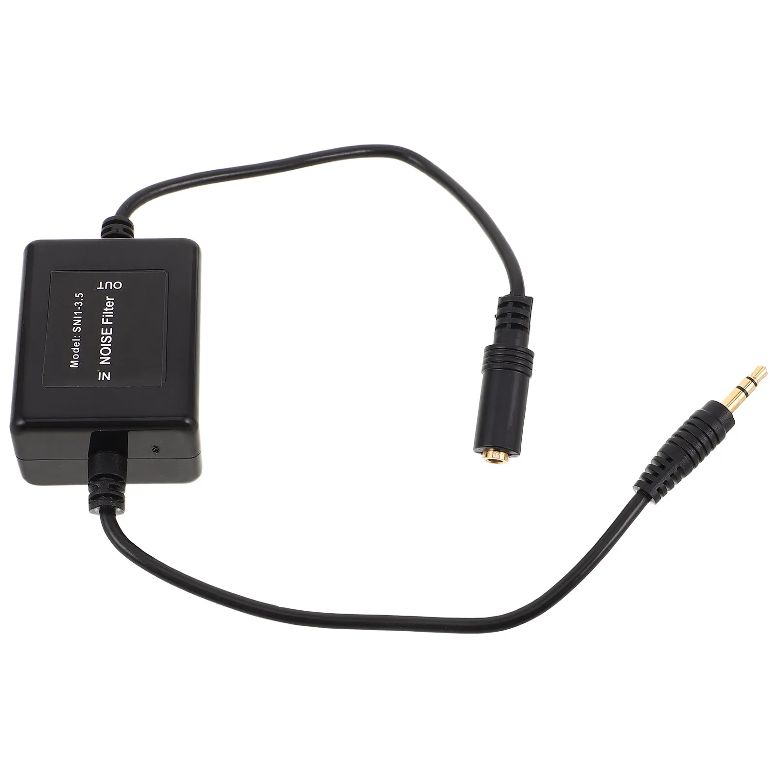Passive Aux Noise Filter Car Audio Ground Loop Isolator to Fix Speaker Buzzing Static Hum in Vehicle Stereo Systems Signal
