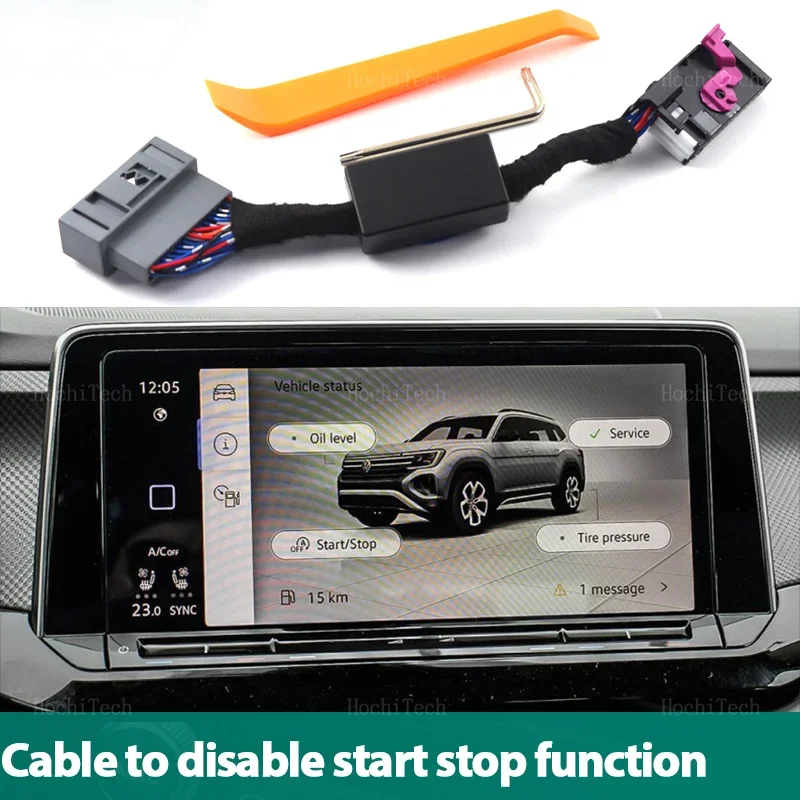 

Automatic Stop Start Engine System Off Device Control Sensor Plug Stop Cancel Cable Memory Mode For Volkswagen Atlas 2024-2026