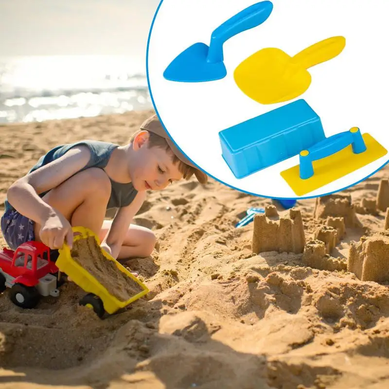 Giocattoli di sabbia per bambini Set di costruzione di giocattoli per sabbie da neve Set di strumenti per stampi per pala Kit di costruzione di castelli Giochi all'aperto per bambini Estate per bambini