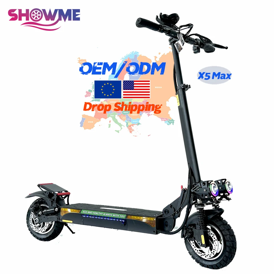 

China Warehouse L12 MAX 48V 10.4AH TO 21AH 10" Off-road Tires 800W Motor Folding Electric E Scooter