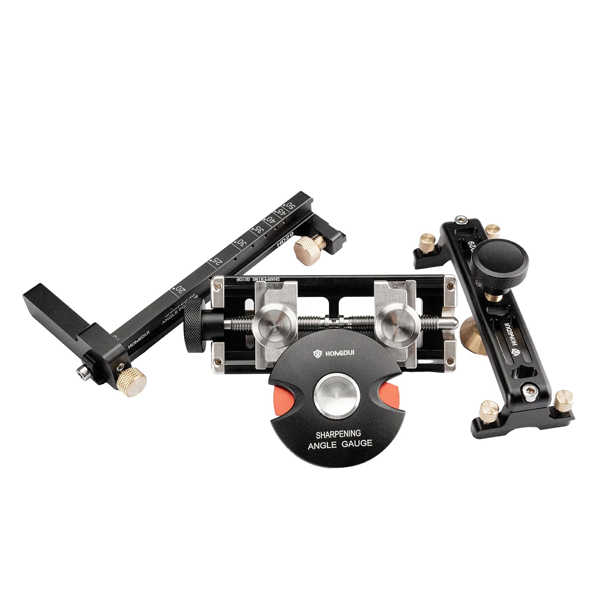 

HONGDUI HD29 Направляющая для хонингования, 4 шт./компл. (D1-D3-D4-D5) Приспособление для заточки деревообработки для долот и лезвий строгального станка, диапазон зажимов 0-70 мм