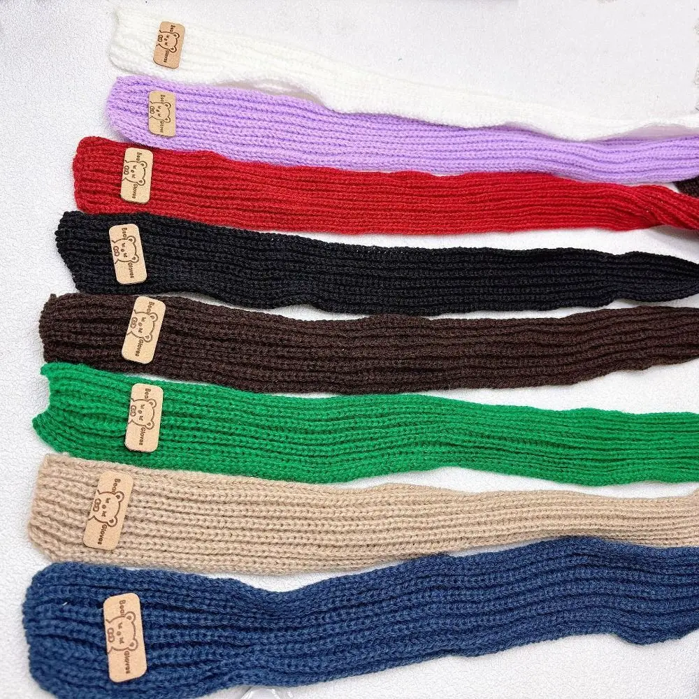 

DIY Fashion Doll Knit Scarf Multi-colors Casual Wear Dolls Accessories Handmake Little Bear Scarves For 20cm Cotton Dolls