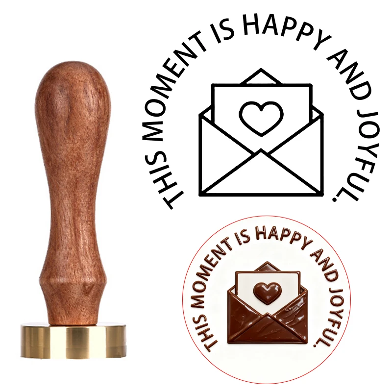 

Custom Chocolate Stamp Personalized Chocolate Seal Customization Wax Seal Stamp for Donuts Cookies Xmas Wedding Birthday Gift