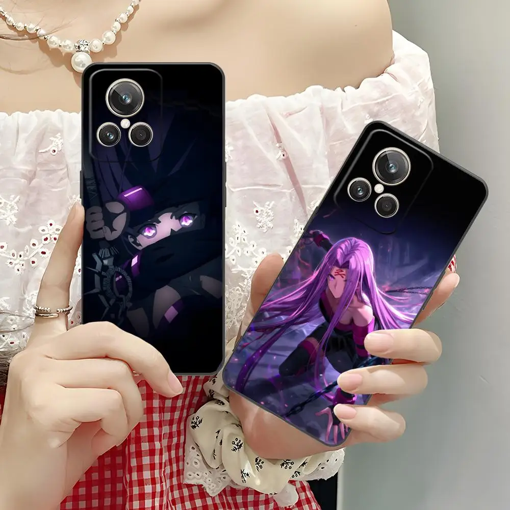 Funda de teléfono Fate Stay Night Rider Medusa para Realme GT 8 Neo Pro C75 73 71 C67 65 C55 53 C35 31 C20 15 cubierta con impresión colorida