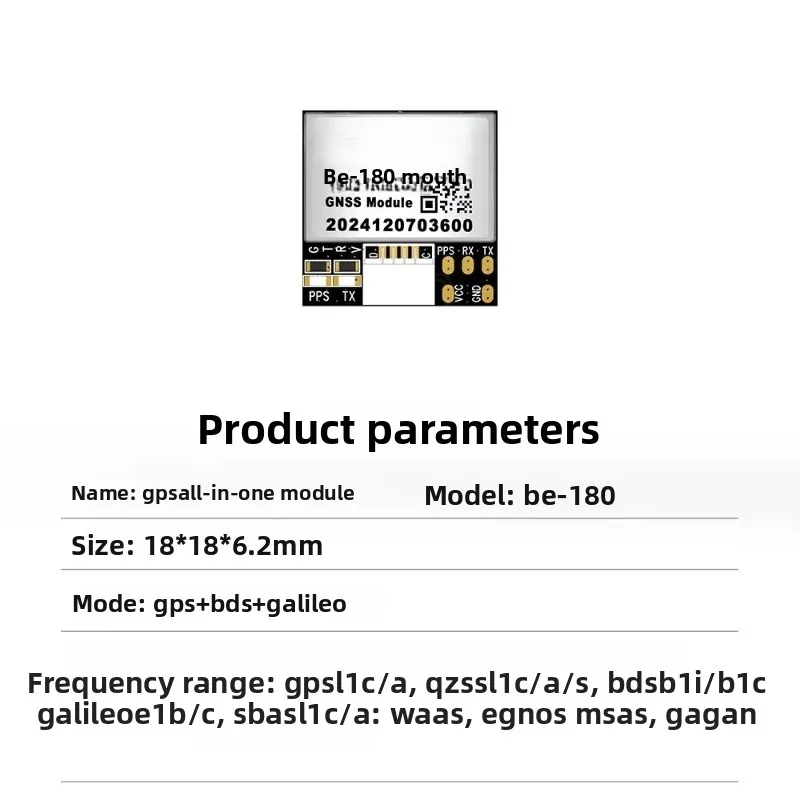 

for Beitian M10050 10th generation three-mode GNSS compass QMC5883L drone flight control Beidou GPS positioning module