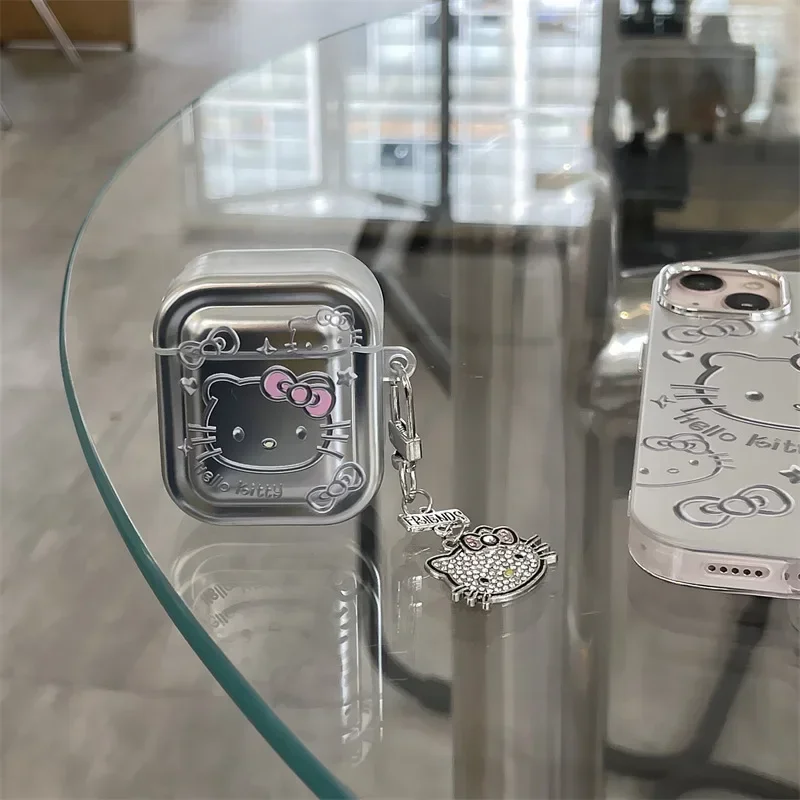 Hallo Kitty Bogen für Airpods Pro,Soft TPU Kopfhörer abdeckung Fall für Airpods 3 Fall/Airpods 1/2 Fall/Airpods Pro 2 Fall 2022