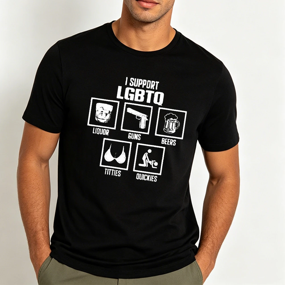 Funny Sarcastic Box Icon Graphic Shirt Humorous Lifestyle Themed Print Novelty Statement Men Short Sleeve T-Shirt Tops