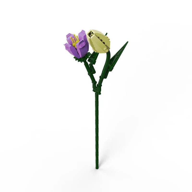 Building Block Bouquet Compatible with Lego Small Particles DIY Flower Decoration Flower Arrangement, Home Ornaments