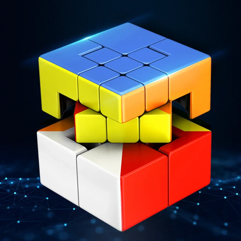 MoYu Marionet 2x2 3x3 Verbonden Magische Kubus Meilong 2x2x2 3x3x3 Cubo Magico Mixup Speed Cube Puzzel Uitdaging Kinderen Speelgoed Nieuwste 2020
