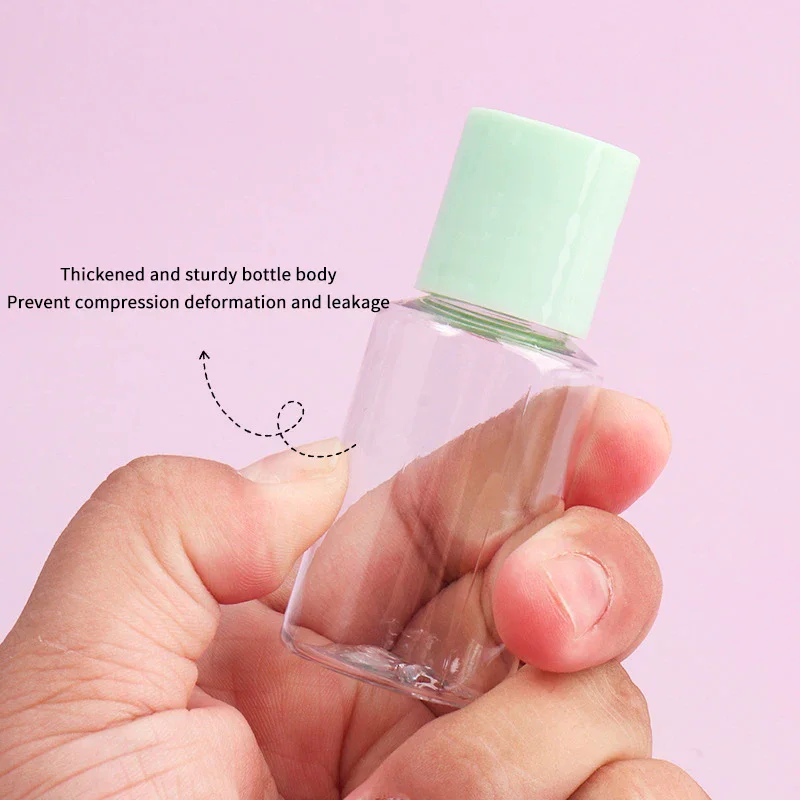 7pcs Travel Bottle Set Leakproof Refillable Containers For Toiletries Shampoo Conditioner Portable Space-Saving TravelEssentials