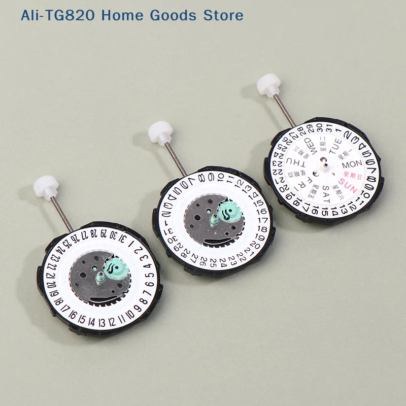 [TG820]China Sunon Sl28 Sl28-6 Quartz Movement Replacement Three Hands Calendar Date A Cheap Alternative To 2115-20z Movement