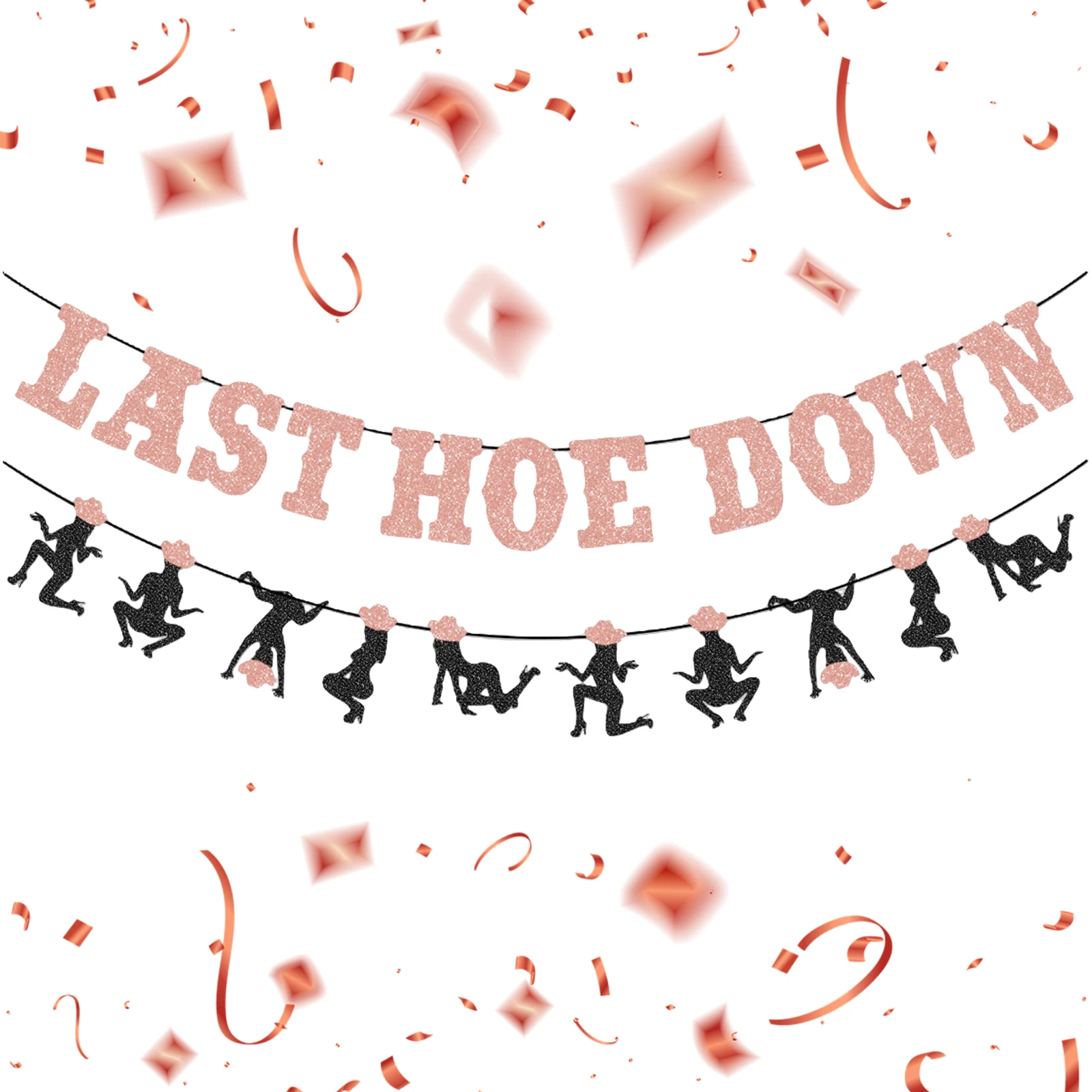 Last Hoedown Western Cowgirl Bachelorette Party Banner für Space Cowgirl, Last Rodeo Hoedown, Nash Bash Nashville Bachelorette
