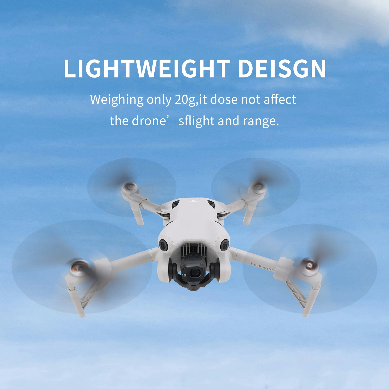 Landing Gear For DJI Mini 4 Pro Extension Support Legs Extender Protector Stand Tripod Heightened Drone Accessories