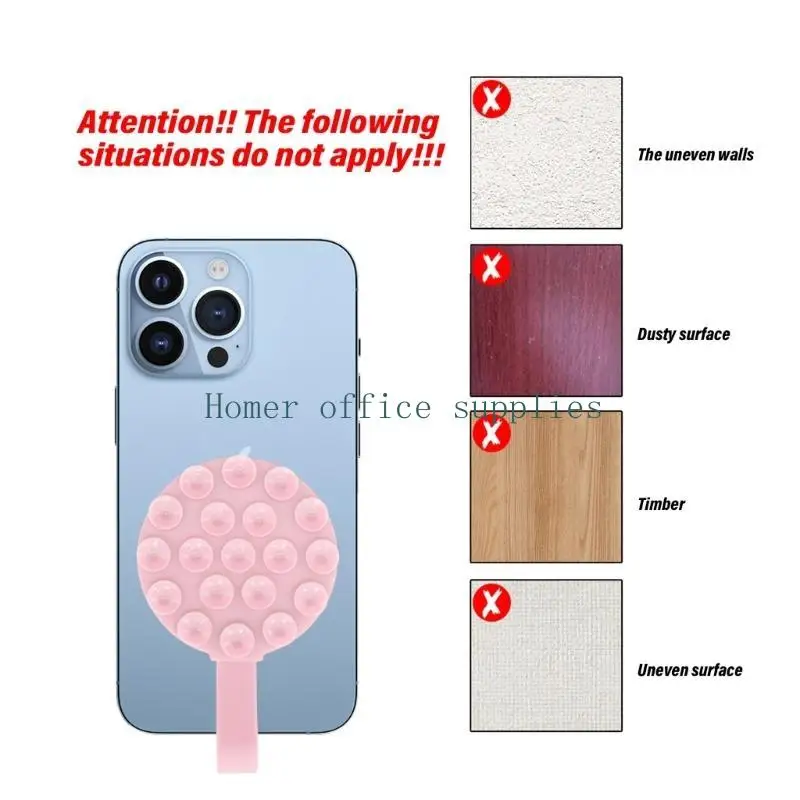 

K43B Силиконовая магнитная док-станция для телефона, держатель на присоске, настенный кронштейн, подставка для безопасного