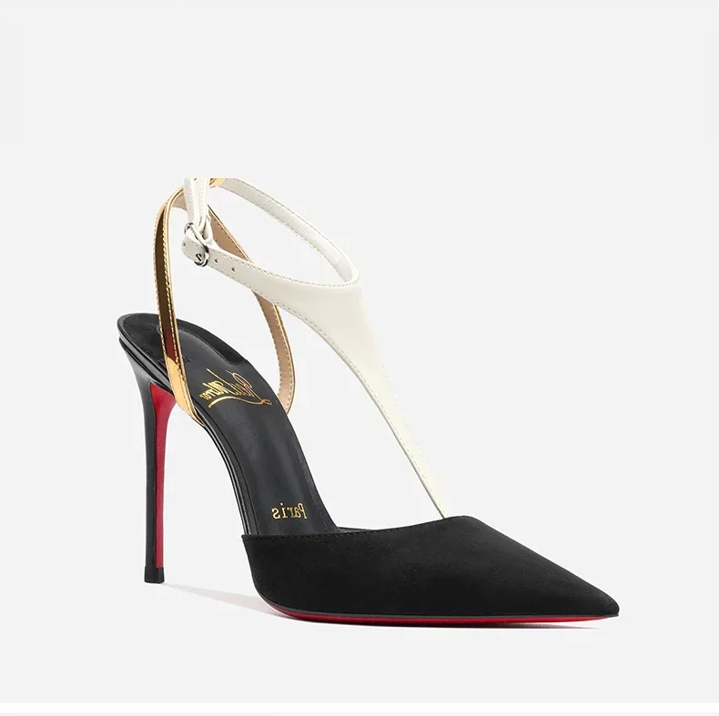 

2025 Strap Fashion Sandals Super Sexy Women Summer Shoes Luxury Highheel Sandal Woman Designers Red Bottom Heels Stilettos