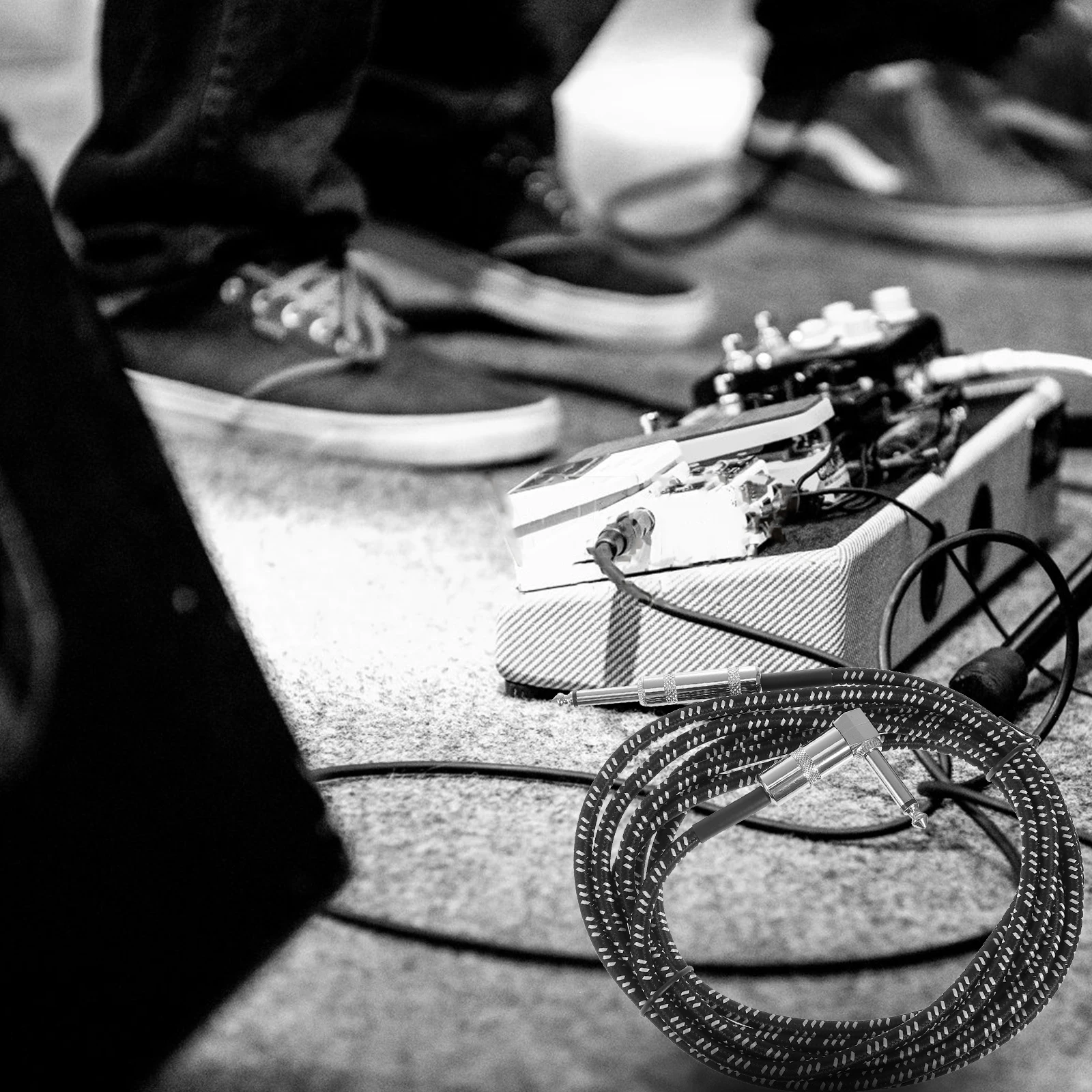 

Guitar Audio Cable Professional Instrument Copper Core Line Electric Guitar Accessory Musical Supply Stereo Sound Transmission