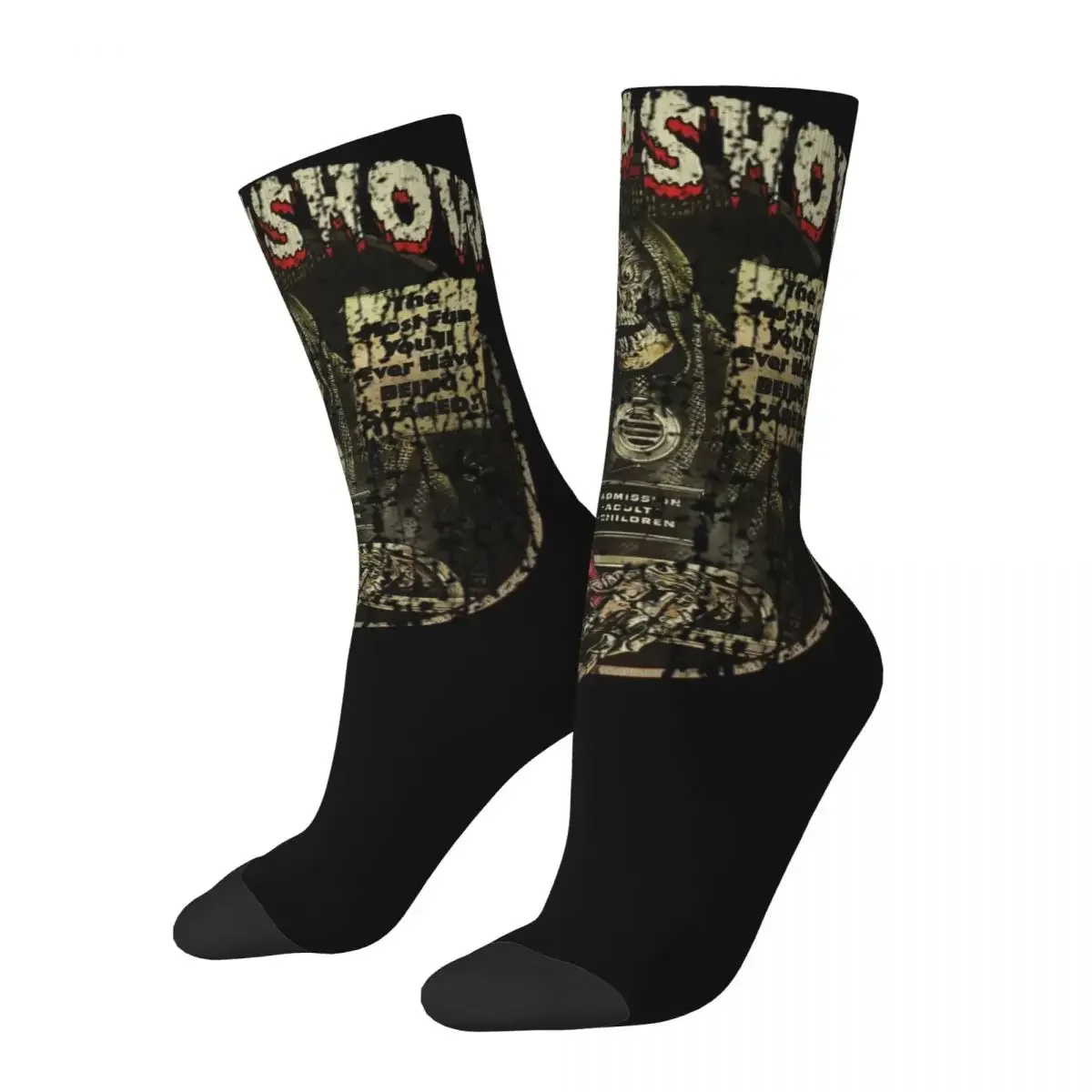 Women Creepshow 1982 Socks Cute Fashion Halloween Horror Skeleton Socks Crazy Merch Middle TubeSocks Small Gifts