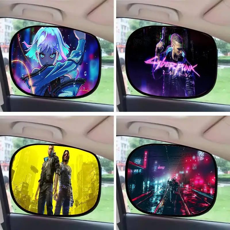 

C-Cyberpunk Samurai Logo Car Sunshade Covers Cover Universal Car Curtain Auto Window Sun Shade Protector Accessories