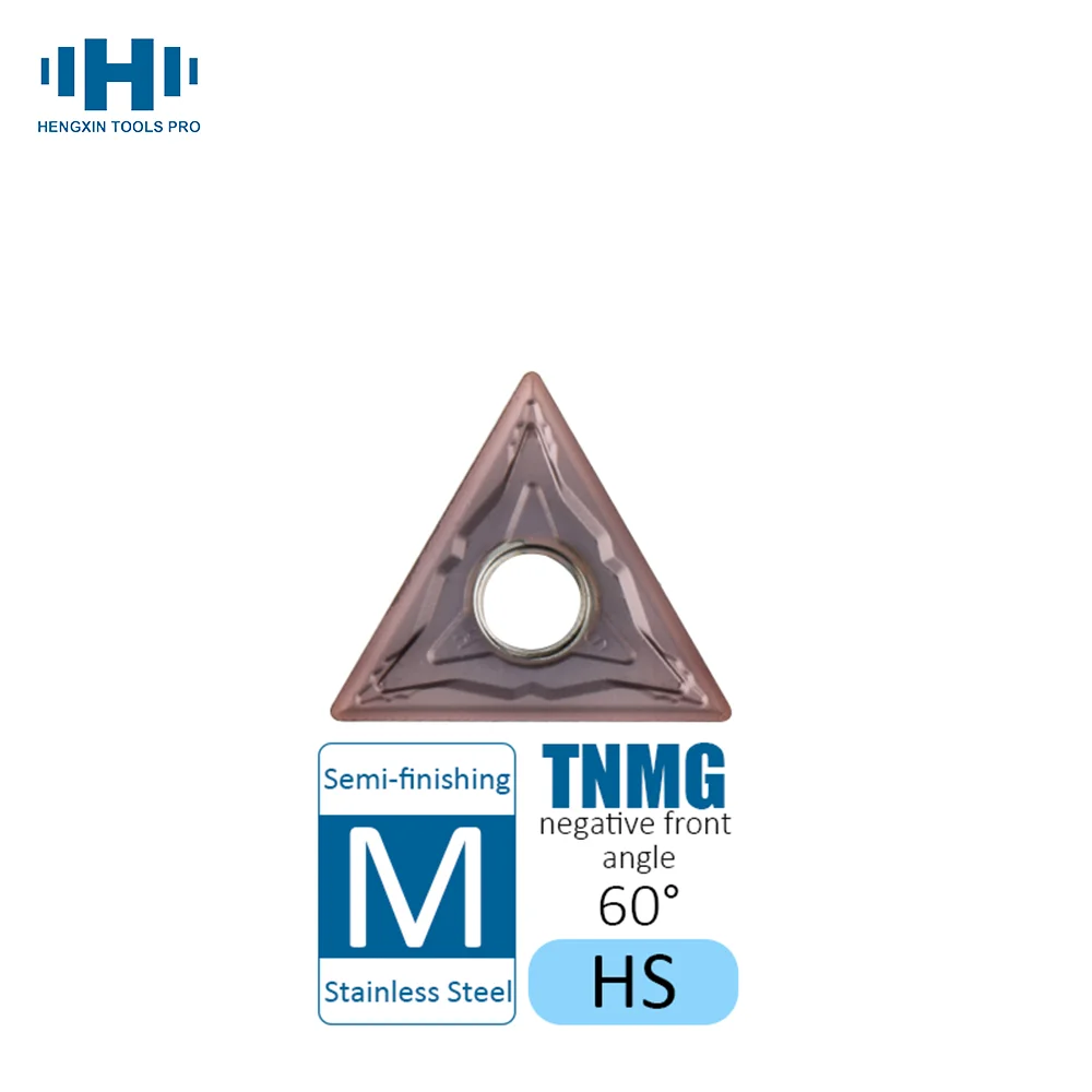 

HENGXIN Tungsten Carbide Inserts TNMG HS TNMG160404 HS TNMG160408 HS TNMG160412 HS SS230C Turning Tools Cutting Tools CNC Lathe