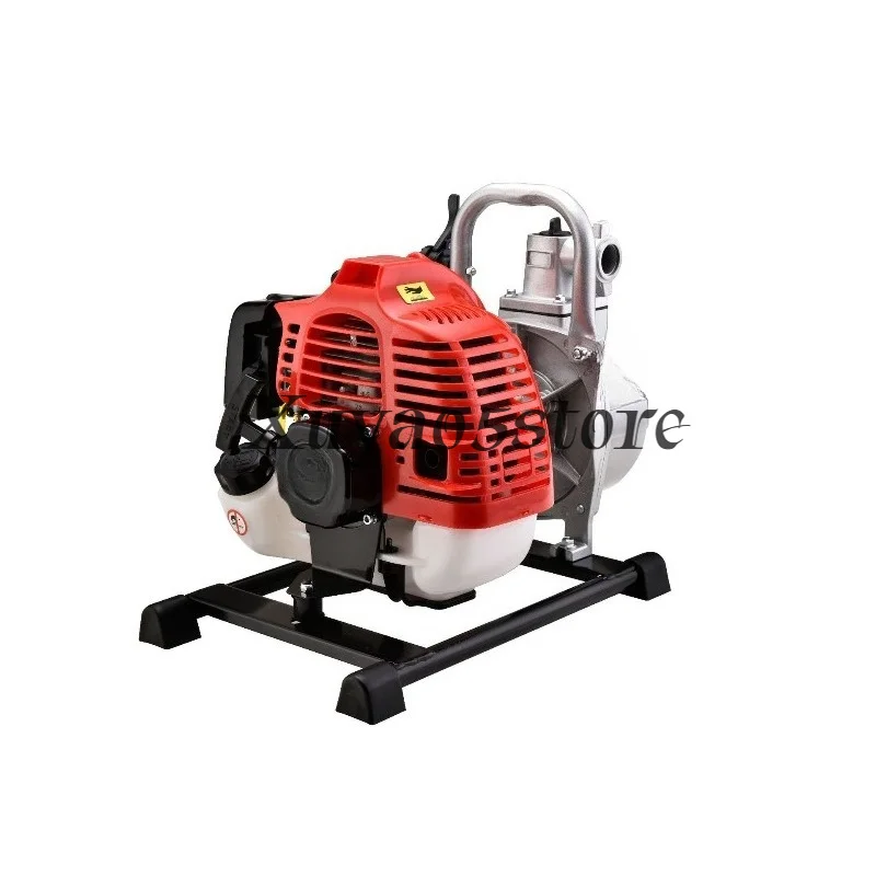 Four-stroke booster pump pump Small household vegetable garden watering high-lift self-priming pump