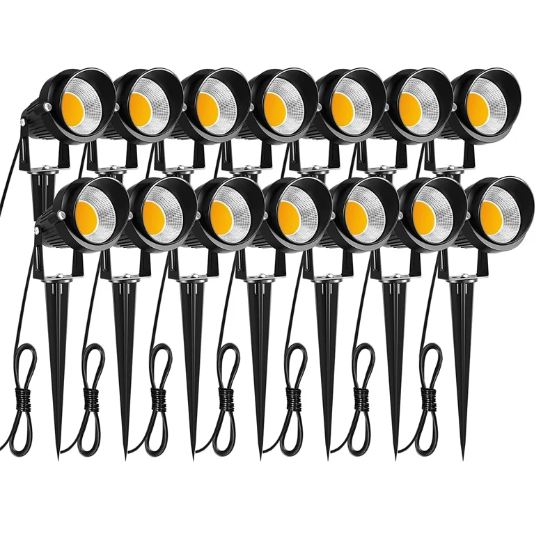 0.5 متر في الهواء الطلق LED حديقة أضواء الحديقة 5 واط مصباح بعمود سبايك مقاوم للماء DC12V24V مسار لمبة دافئة أبيض أخضر مصابيح كشاف صغيرة الحجم 220 فولت #1