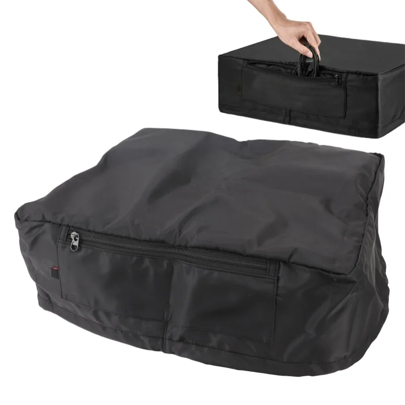 Amplifier Receiver Dust Cover Nylon Fabric Stereo Receiver Protection Cover Case Rainproof For Home Theater Black