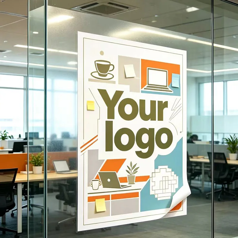 Any Size 100cm Custom Sticker, Shop & Office Custom Wall Sticker, Suitable for Boutique, Dessert Cafe, Audio Shop, Workplace