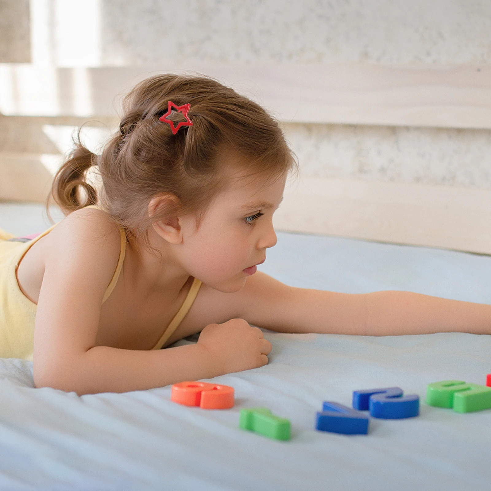 

20Pcs Kawaii Star Hair Clips Metal Snap Pins for Girls 8-10 Years Old Trendy Hair Accessories for Kids Women Daily Use