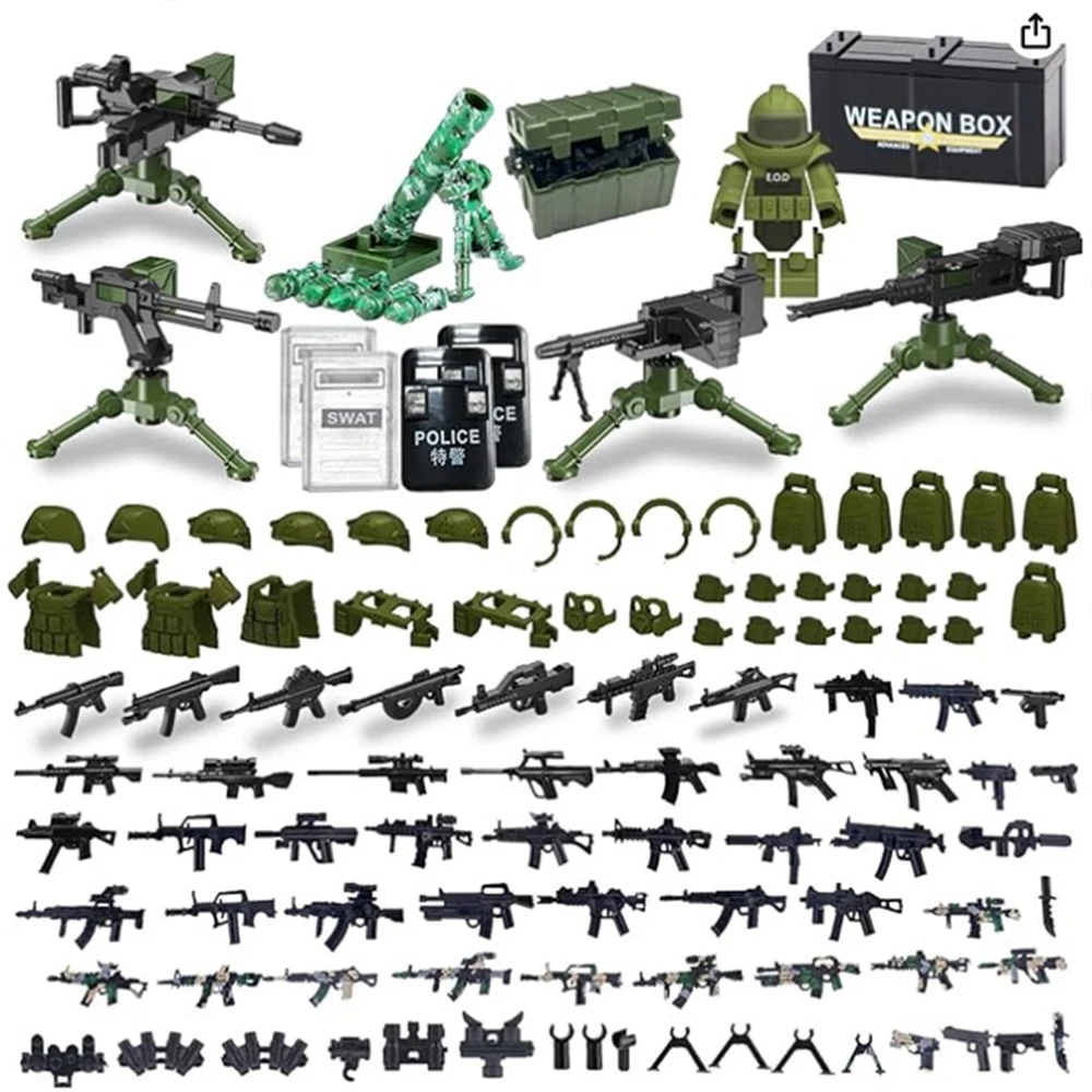WW2 Soldier Figure Building Bl - Heavy Equipment Games review and price