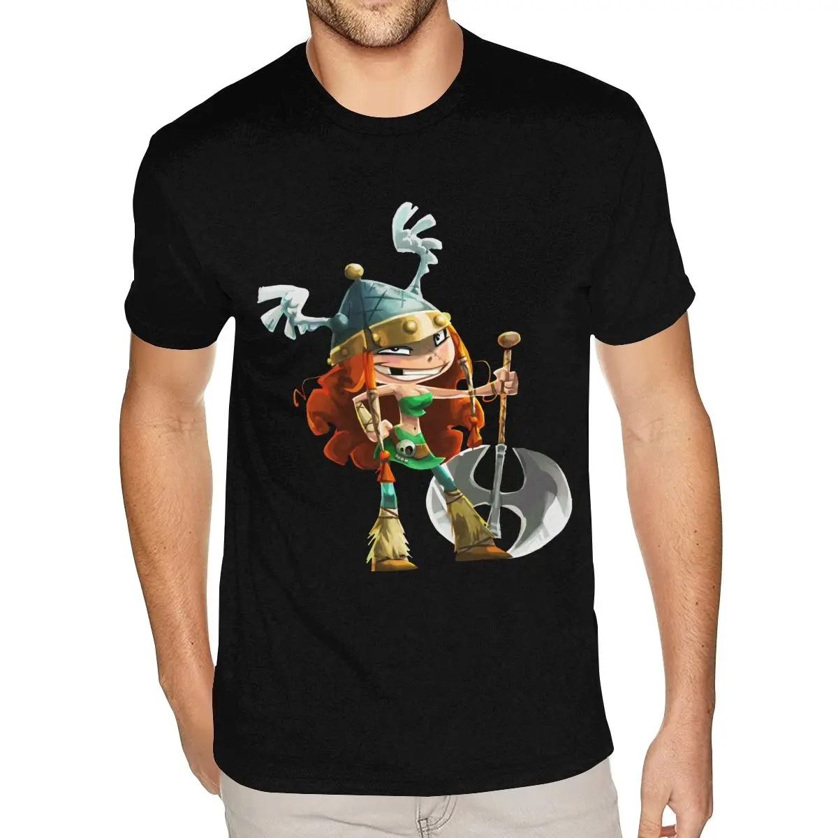 

Short Sleeves Round Collar Organnic Cotton Barbra From Rayman Legends TeeShirts Newest Mens S TShirt