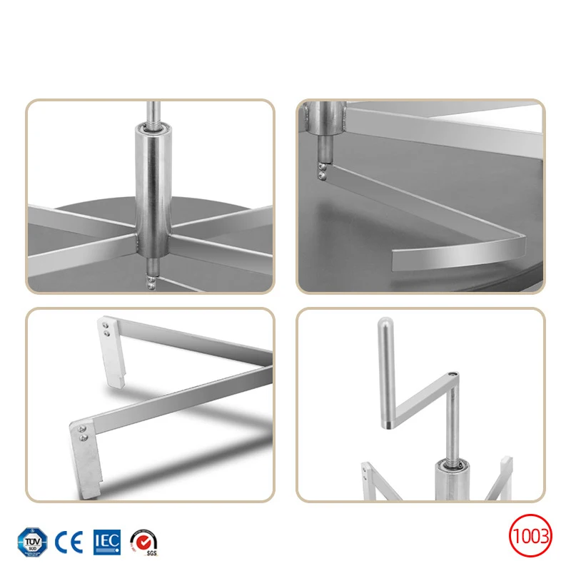 Pancake oven rotating shaft Commercial pancake former Shandong pancake batter scraper Keri pancake rotary forming scraper