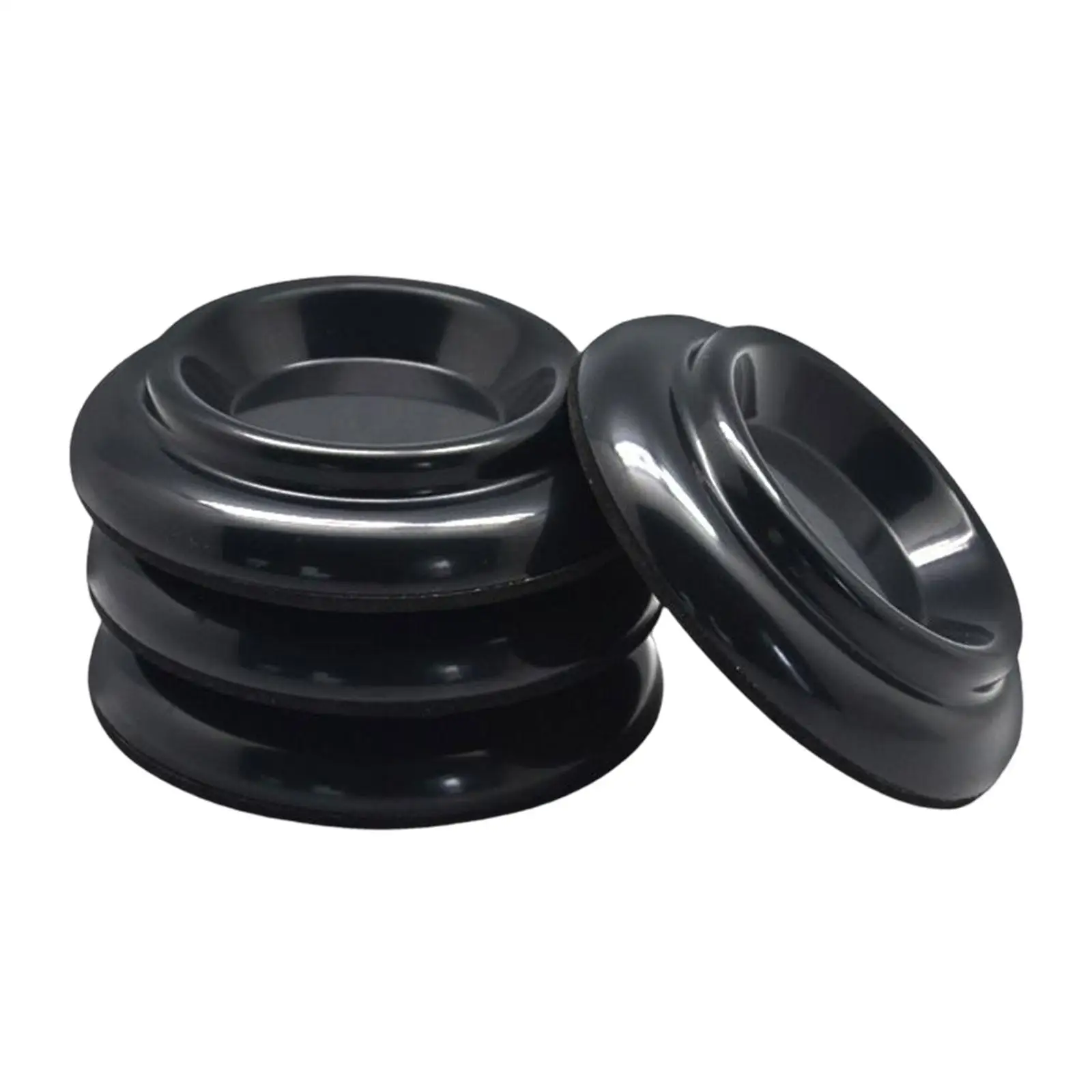 4 Pcs/Set Piano Caster Cups ABS Protection Floor Non Slip Anti Noise Foot Pad Upright Piano Parts Support for Grand Pianos