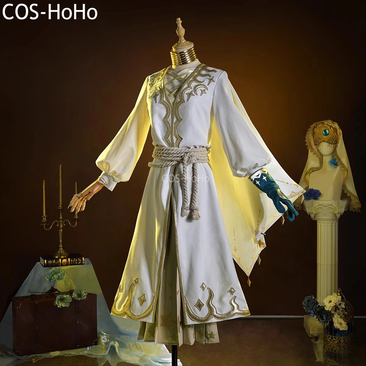 COS-HoHo Identity V Eli Clark Seer Pelle Viola Gioco di Moda Vestito Bello Uniforme Costume Cosplay Halloween Party Outfit