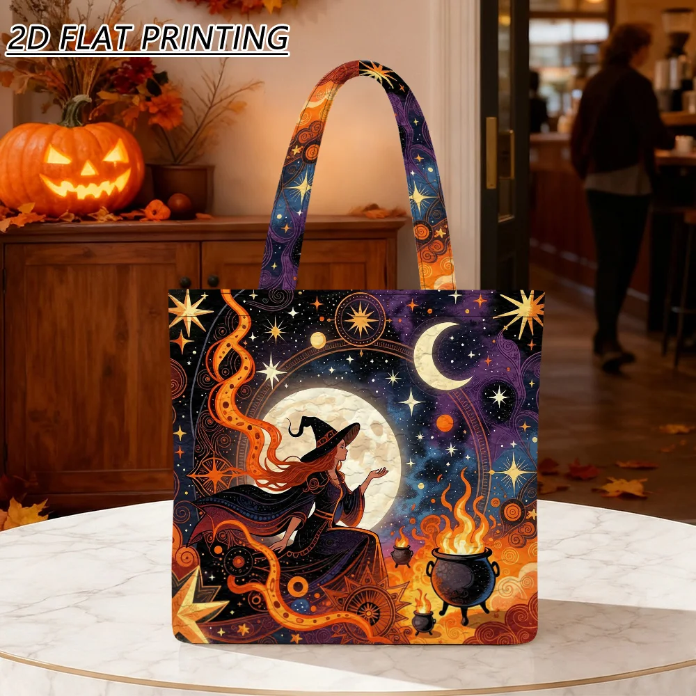 1-unidade-bolsa-de-ombro-acolchoada-para-mulher-com-motivos-de-bruxa-sob-a-lua-macia-casual-duravel-e-leve-ideal-para-usar-na-academia-e-em-casa