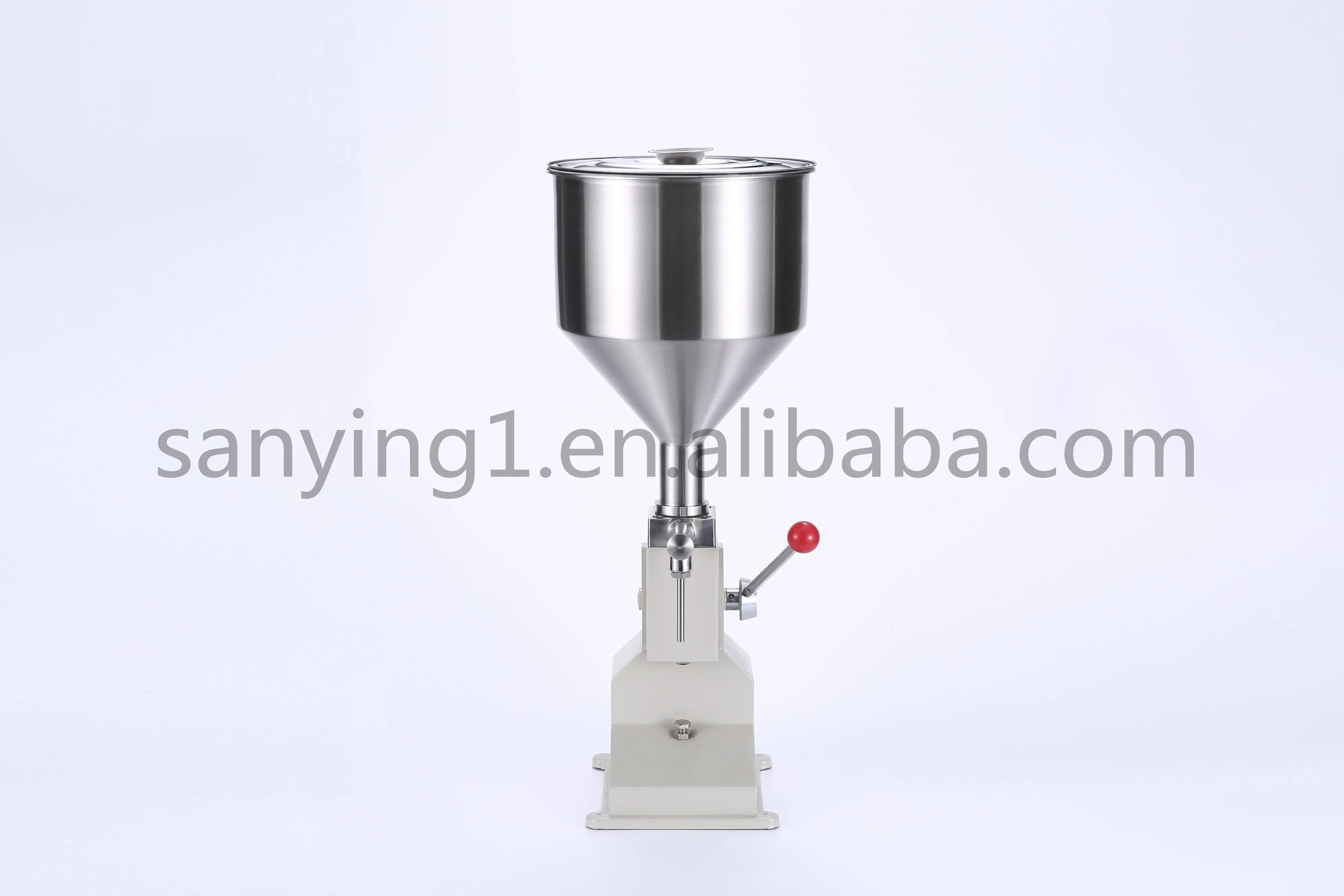 A03 5-50ml Manual Cosmetics Cream Lotion Juice Honey Oil Bottle Filler Liquid Paste Filing Machine