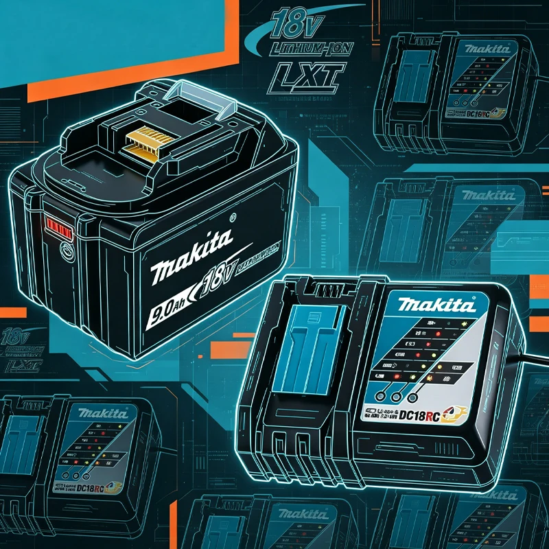 

Аккумулятор Makita BL1860 9Ач высокой емкости для инженерных работ без перебоев в работе в течение всего дня.