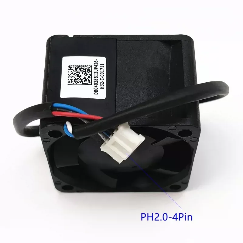for AVC DB04028B12U 4028 4CM 12V 0.66A 4 Wire PWM Double Ball Bearing Cooling Fan Small 4Pin CPU Cooler