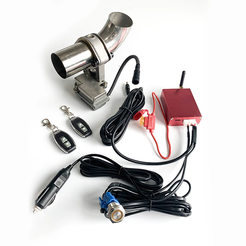 Car Exhaust Flap Variable Cutout Valve Performance Exhaust Cutout Valve Kit Remote Control  Electronic Sound on Demand System