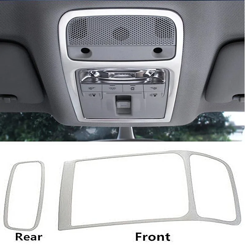 Stainless Steel Center Consoel Gear Shift Cover Trim For Audi A3 8V 2013-2018 Car Door Audio Speaker Frame Decoration Decals