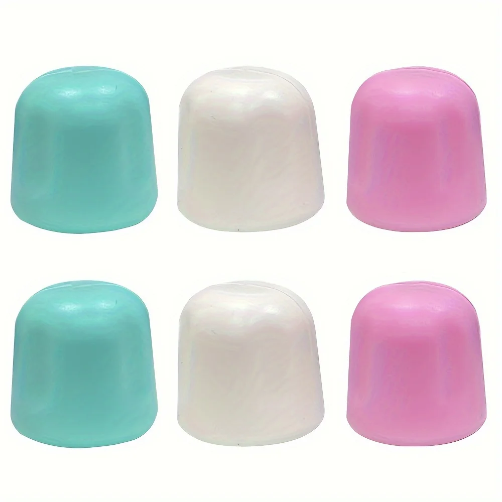 Tapas de pasta de dientes autocerrables de 6 piezas hechas de material suave para evitar desperdicio de pasta de dientes. Las cubiertas prácticas para dispensadores son fáciles de limpiar y mantienen los tubos organizados. El diseño universal se adapta a la mayoría de los tubos de pasta de dientes para adultos y niños, ideal como accesorio diario para el baño.