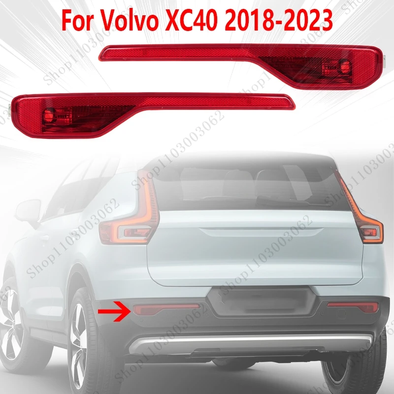 

Car Rear Bumper Reflector Rear Bumper Light Reflector Decoration Without Bulb For Volvo XC40 2018-202331656865 31656866