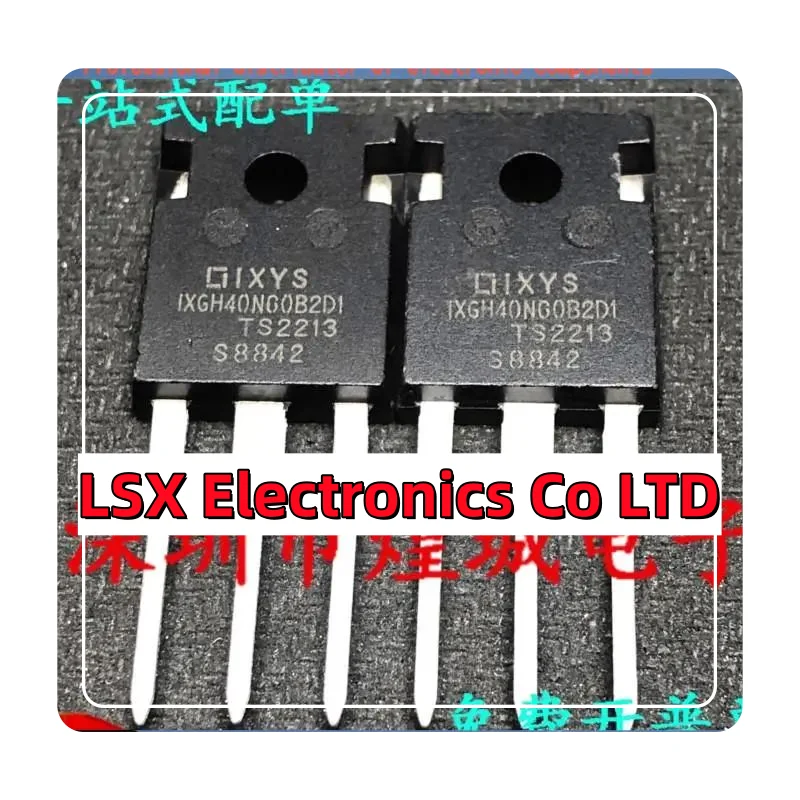 10PCS-50PCS  IXGH40N60B2D1 TO-247 MOS 600V 75A  Original In Stock Fast shipping