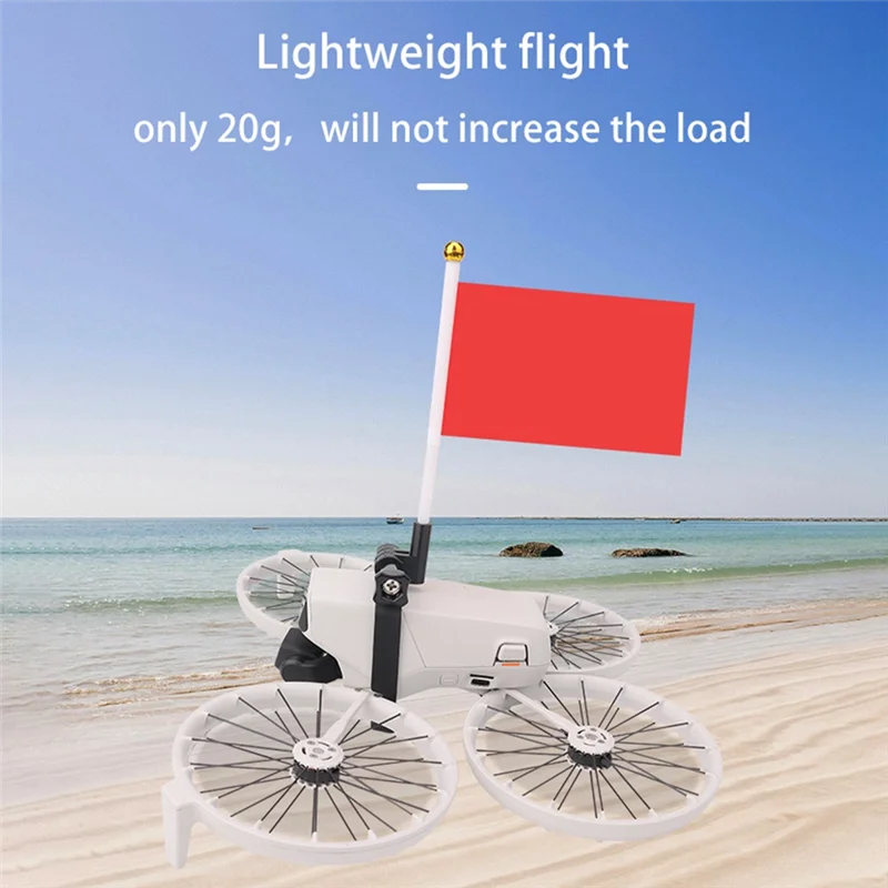 확장 마운트 드론 액세서리-POS가 포함된 DJI FLIP용 플래그가 있는 드론 상단 확장 브래킷 홀더