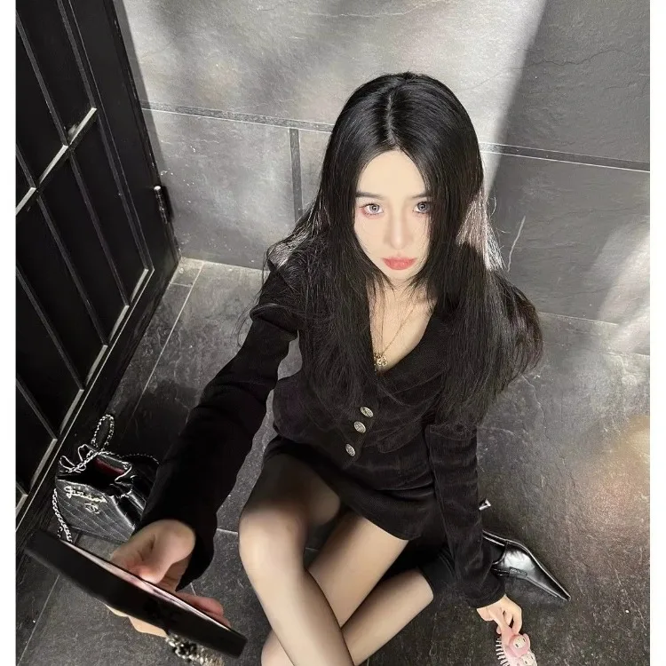 Spicy Hepburn Style Spring New Slimming Jacket Short Skirt Set Women High-End Suit Jacket Temperament Two-Piece High Quality