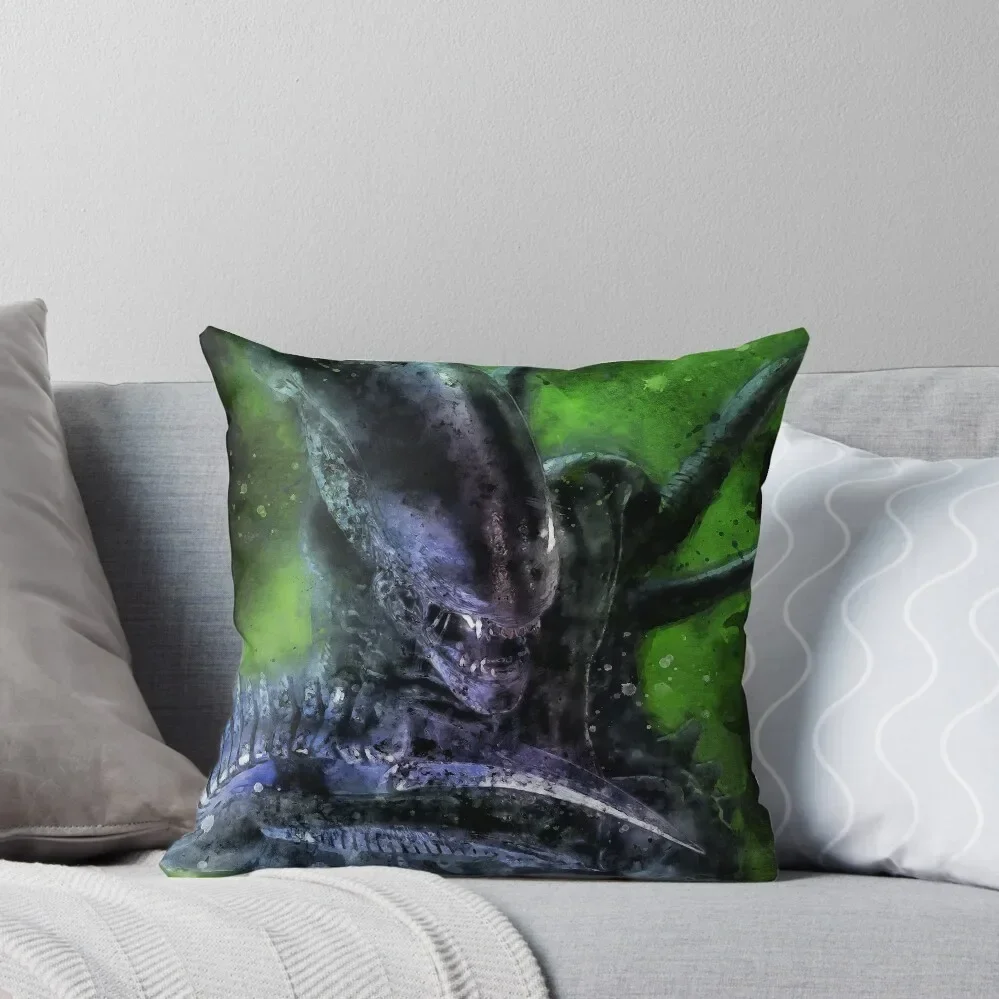 

Xenomorph Throw Pillow Covers For Sofas Pillow Cases Decorative Sitting Cushion Christmas Pillow Covers