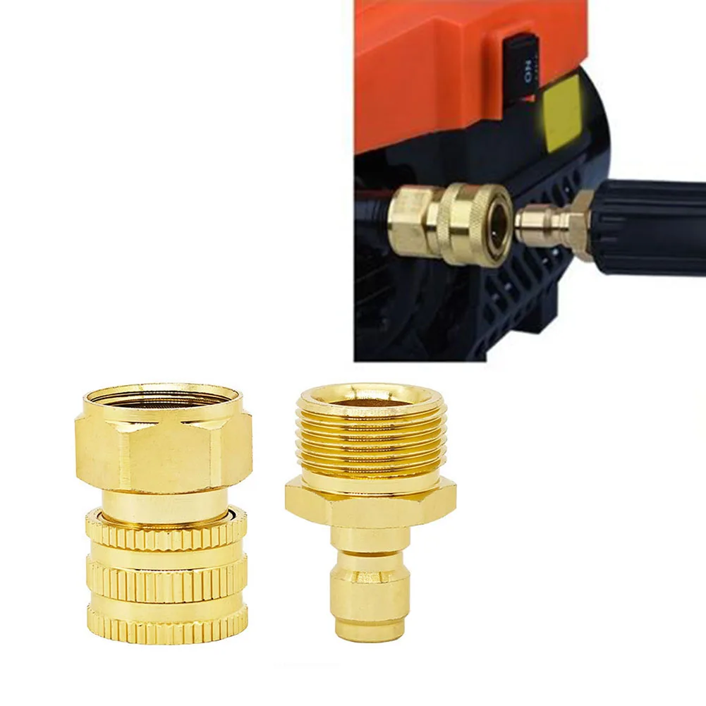 High Pressure Washer Quick Connector 22*1.5 Female Male Connect Nozzles Quick Connect Water Hose Fittings Washer Accessories
