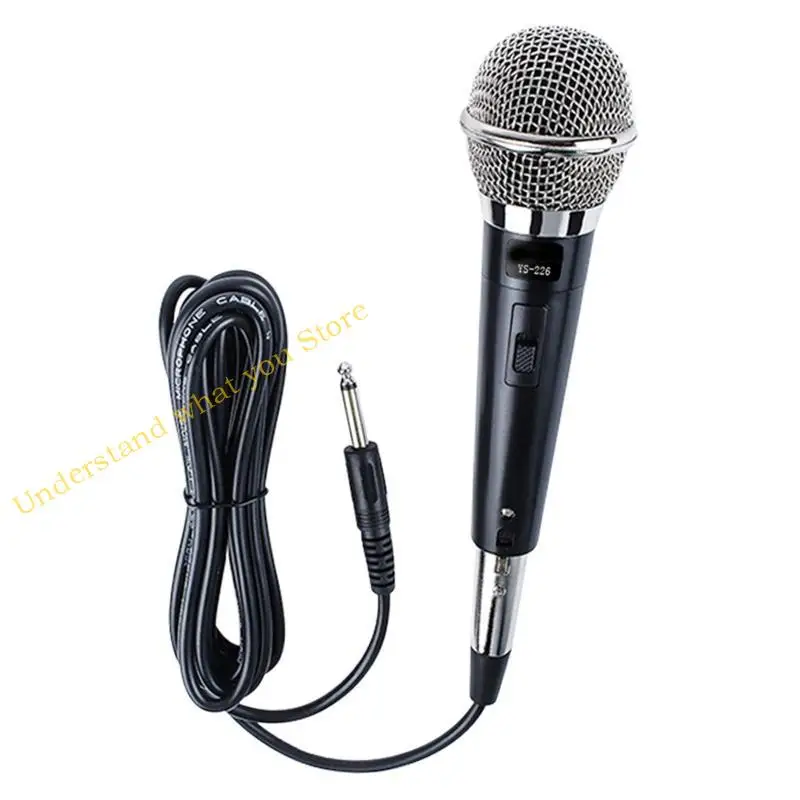 

J60A Karaoke Dynamic Microphone with 118.11in Cable Cardioid Dynamic Vocal Microphone