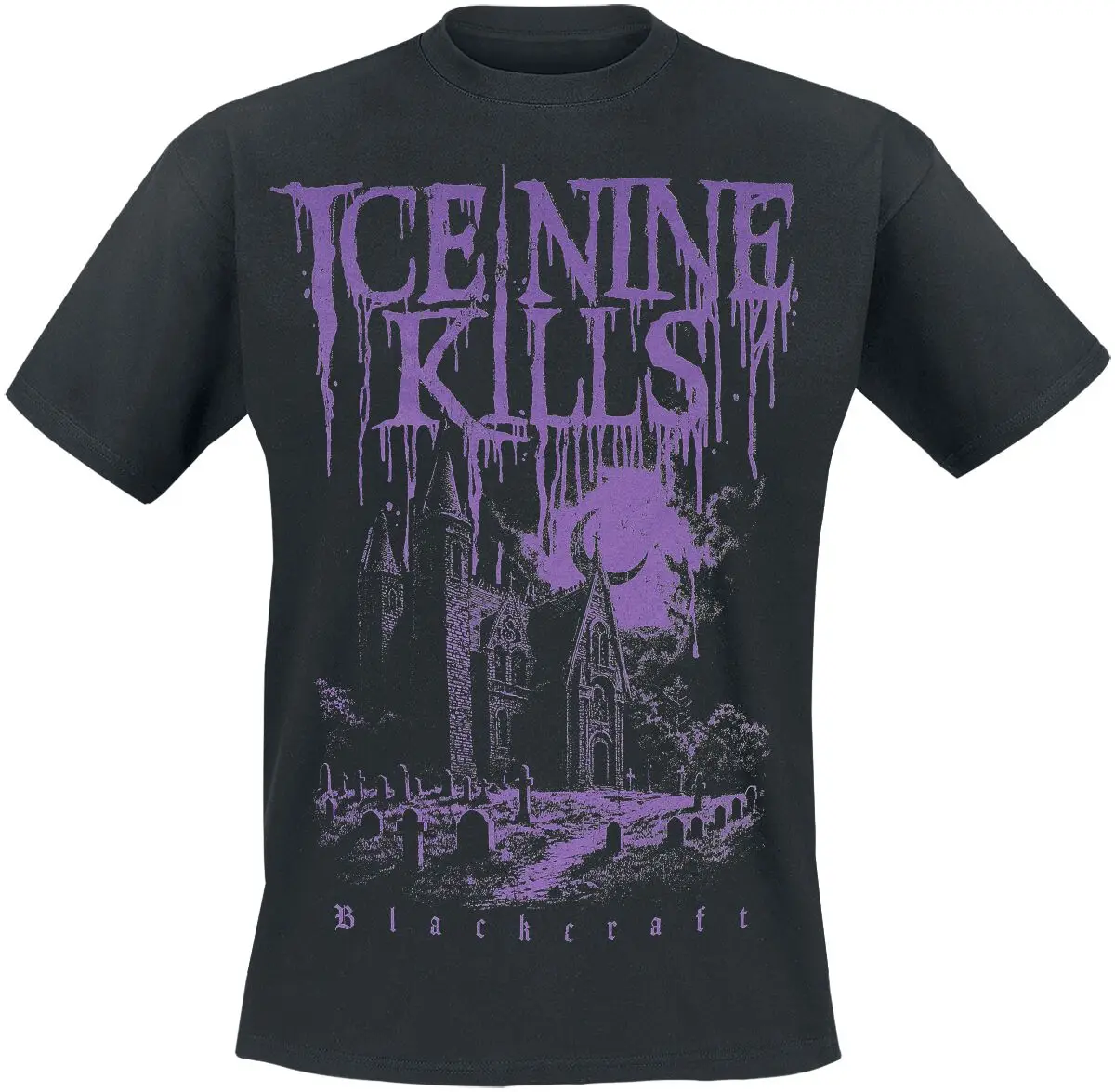 القمر التارو تي شيرت Blackcraft القوطية الظلام طباعة إمرأة رجل المتضخم Y2k قصيرة الأكمام حجم كبير الإناث الذكور الملابس تيز #4