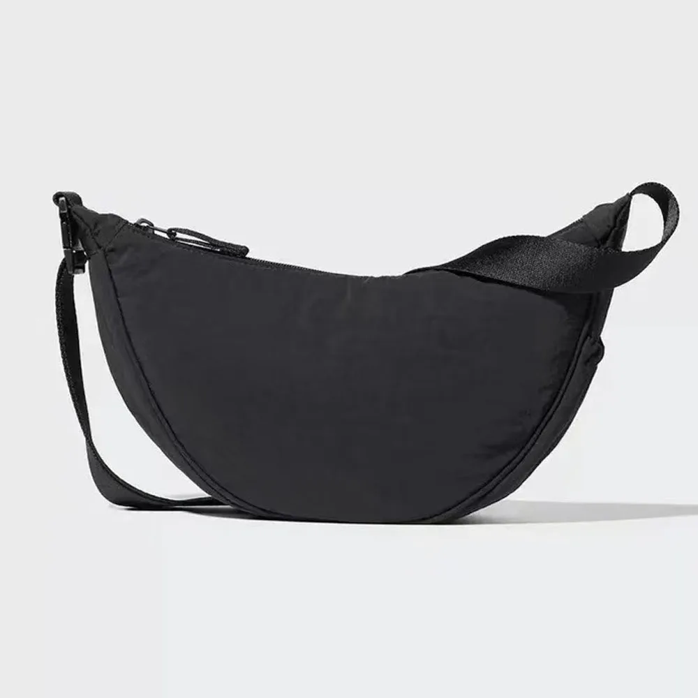 Umhängetasche für Damen, Trendige Dumpling-Tasche, Leichte Kleine Nylon-Schultertasche, Vielseitige Schultertasche – Detail 11